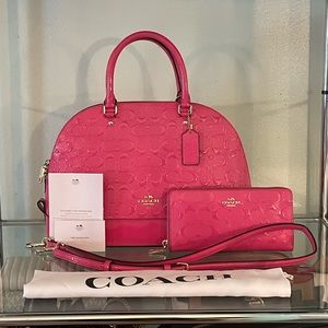 Sierra satchel & wallet set